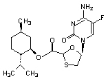 (2S,5R)-5-氟胞嘧啶-1-基-[1,3]-氧硫雜環戊烷-2-羧酸孟酯(FCME)