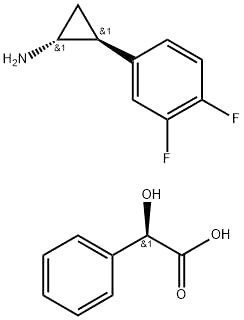 (1R,2S)-2-(3,4-二氟苯基)環丙胺 (R)-扁桃酸鹽