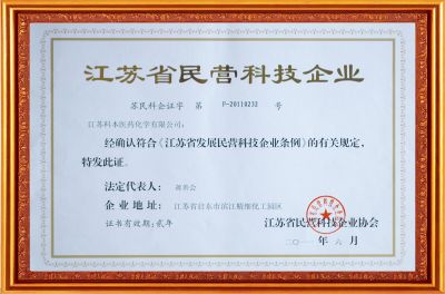 江蘇省民營科技企業